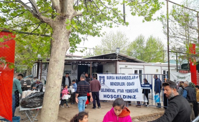 BURSA MARANGOZLAR ODASI İFTAR BEREKETİNE İSLAHİYE’YE TAŞIDI