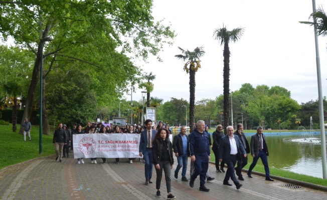 BURSA İL SAĞLIK MÜDÜRLÜĞÜ YÜRÜYÜŞ PROGRAMI GERÇEKLEŞTİRDİ