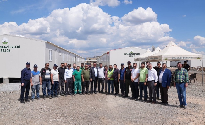 İslahiye’deki Osmangazi Evleri’nde yaşam başladı