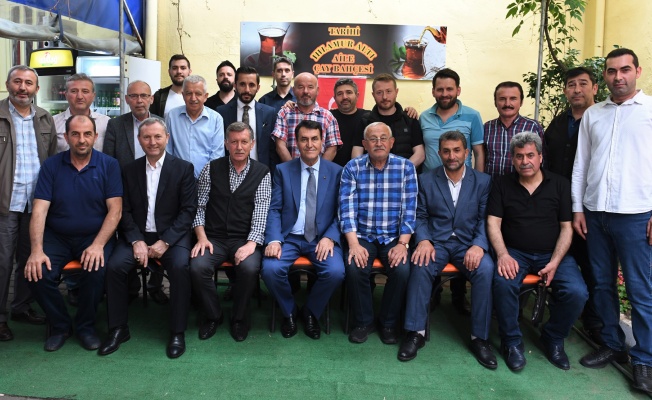 Başkan Dündar Reyhan esnafı ile buluştu