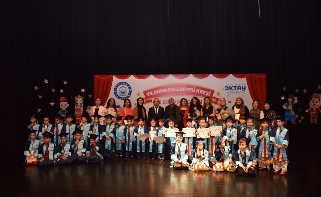 YILDIRIMLI MİNİKLERİN MEZUNİYET SEVİNCİ