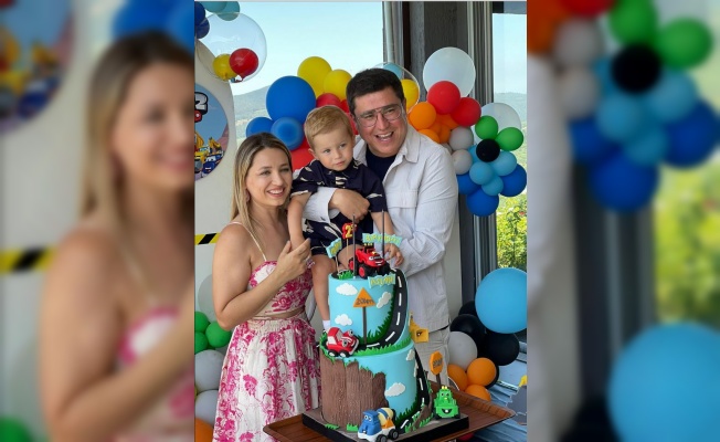 Ünlü komedyen oğlunun doğumgününü Bursa'da kutladı