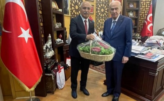 Başkan Davut Aydın'dan Bahçeli'ye ziyaret