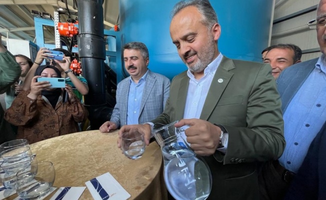 Bursa'ya Vakıf Paket İçme Suyu Arıtma Tesisi açıldı