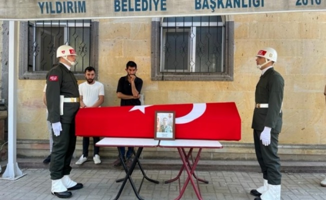 Bursalı şehit son yolculuğuna uğurlandı