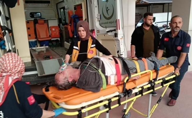 Bursa'da tadilat yaparken elektrik akımına kapılan çift, ağır yaralandı
