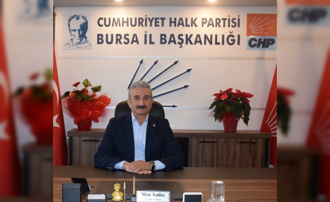 CHP BURSA İL BAŞKANI YEŞİLTAŞ'TAN HEYELAN AÇIKLAMASI