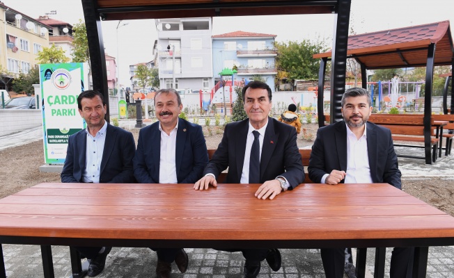 Harmancık ilçesi’nin ilk parkı Osmangazi Belediyesi’nden