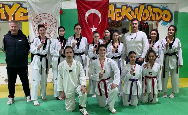 BURSA'LI TAEKWONDO SPORCULARI MADALYA KAZANDI