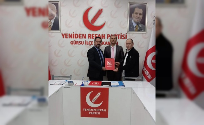 CENGİZ TAHA NEREZ YENİDEN REFAH PARTİSİ GÜRSÜ MECLİS ÜYESİ ADAY ADAYI OLDU