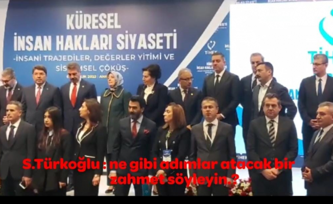 TÜRKOĞLU’NDAN BAKAN TUNÇ’A GAZZE TEPKİSİ