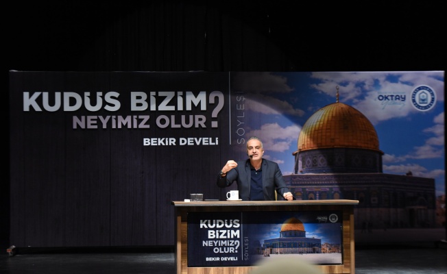 YILDIRIM’DA ‘KUDÜS BİZİM NEYİMİZ OLUR’ SÖYLEŞİSİ