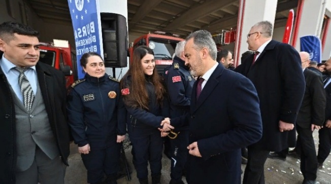 Bursa Büyükşehir'den itfaiyeye yeni bina