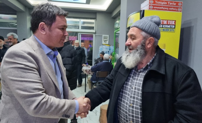 ERKAN AYDIN: GEÇMİŞTE OLDUĞU GİBİ KÖYLÜMÜZÜN YANINDA OLMAYA DEVAM DEVAM EDECEĞİM