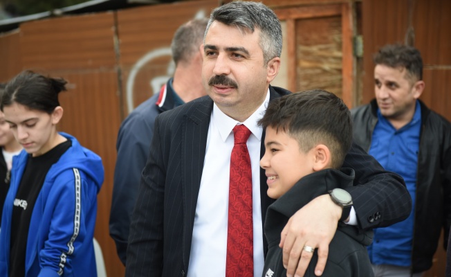 VATANDAŞTAN BAŞKAN YILMAZ'A PARK TEŞEKKÜRÜ