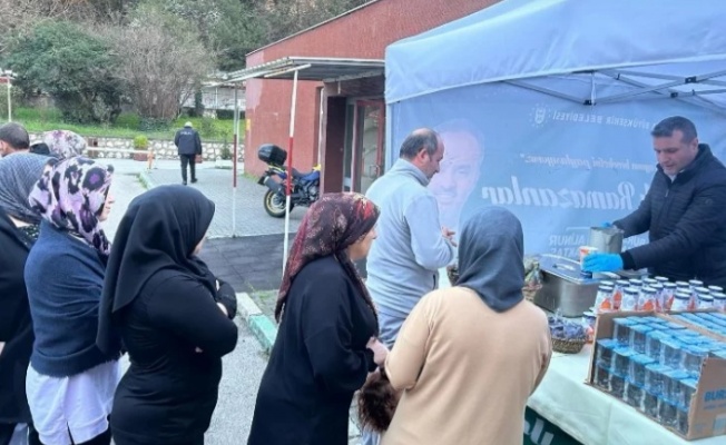 Bursa Büyükşehir Belediyesi ‘İftara 5 Kala' vatandaşın yanında