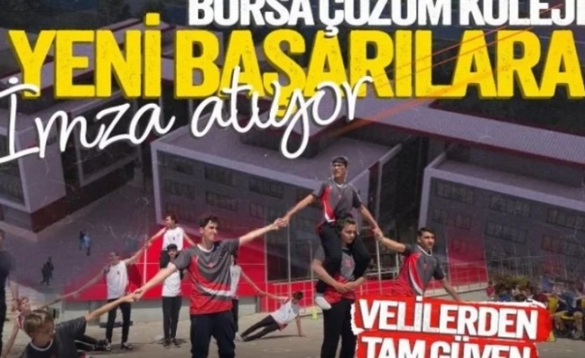 Bursa Çözüm Koleji, yeni başarılara imza atmaya devam ediyor