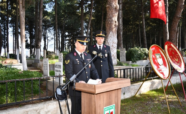 ÇANAKKALE ŞEHİTLERİ 109. YILDA AYNI RUHLA İZNİK’TE ANILDI