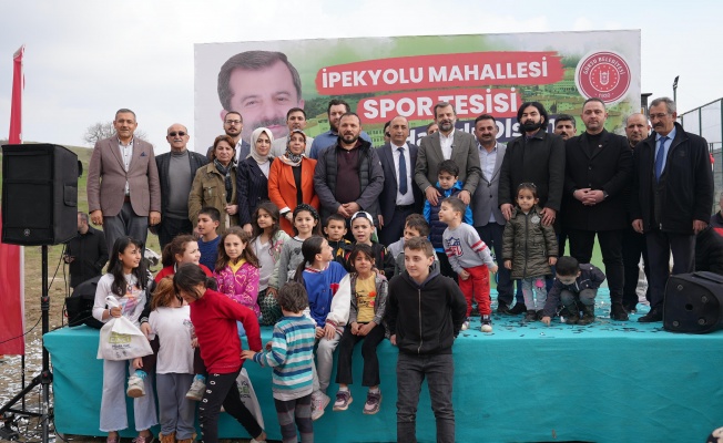 GÜRSU İPEK YOLU MAHALLESİ’NE YENİ SPOR TESİSİ