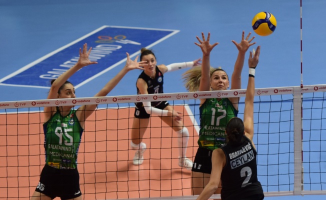 Nilüfer’in sultanları Beşiktaş’a set vermedi