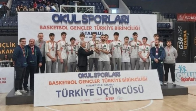 Özlüce Doğa Koleji Türkiye üçüncüsü