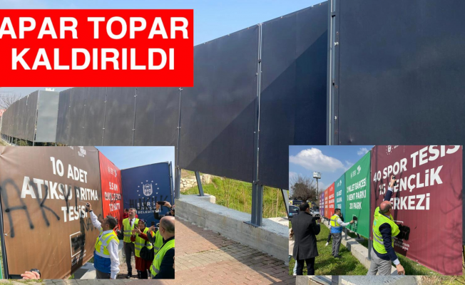 Sprey Boya Protestosu sonuç verdi…