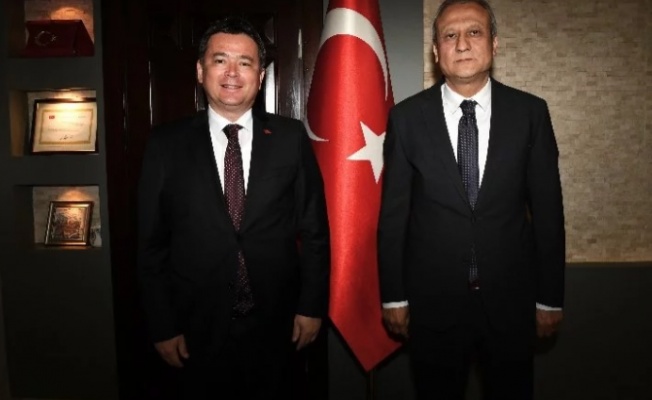 Başkan Erkan Aydın ilk resmi ziyaretini gerçekleştirdi