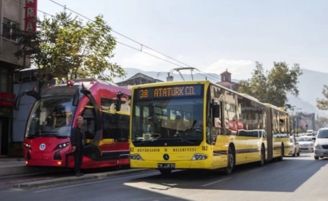 Bursa’da bayram boyunca ulaşım ücretsiz