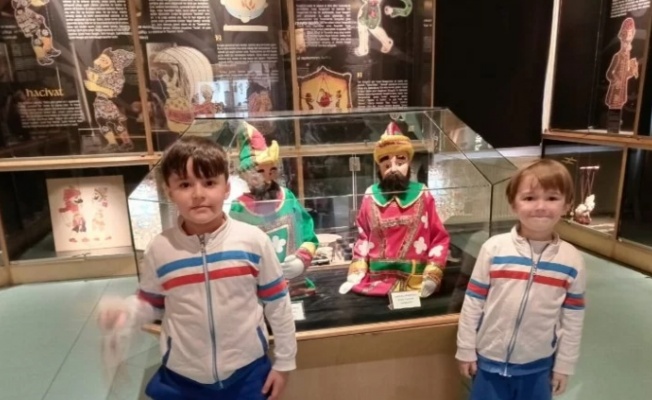 Karagöz Müzesi’nin küçük konukları