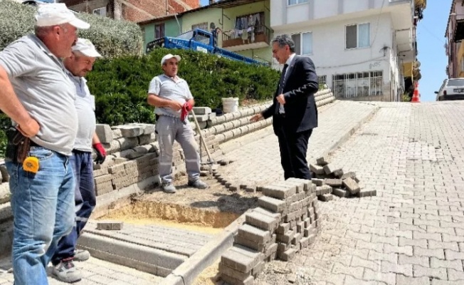 Bursa Gemlik'te ulaşıma merdiven kolaylığı