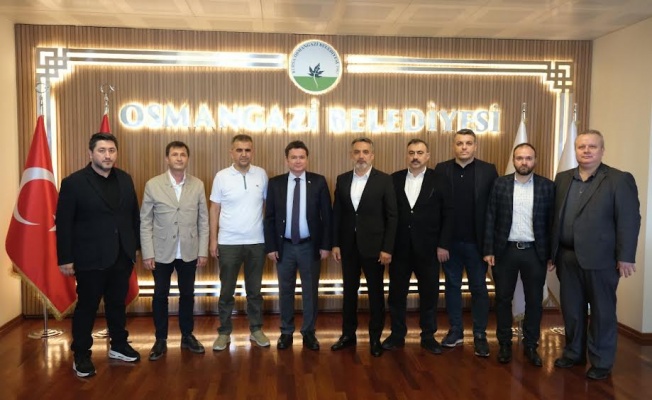 MÜSİAD BURSA’DAN ERKAN AYDIN’A KUTLAMA ZİYARETİ