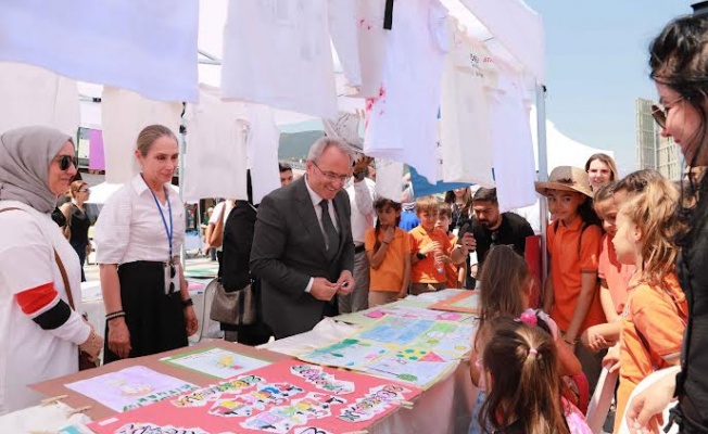 ‘YÜZ YÜZE 100 ÇOCUK OYUNU’ PROJELERİ ŞENLİĞE DÖNÜŞTÜ