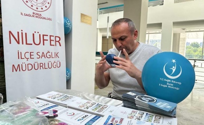 Çalışanlara tütün ürünlerinin zararları anlatıldı