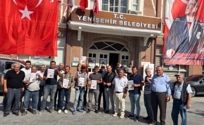Bursa'da Yenişehir Belediyesi'nin 88 taşınmaz için satış kararına vatandaşlardan eylem