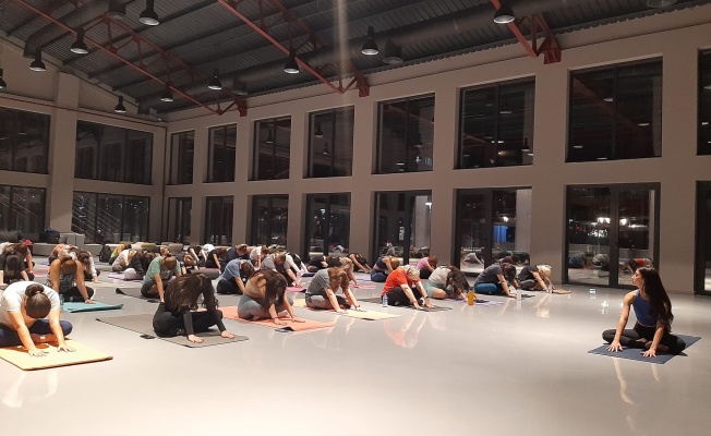 Kadınlar hem spor yapıyor hem sosyalleşiyor