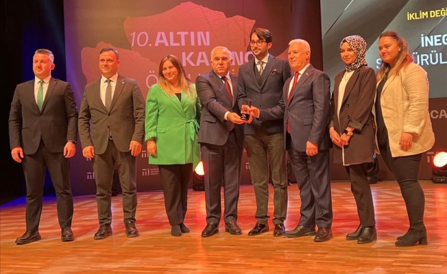 “Sürdürülebilir Hava Kalitesi Ölçüm Ağı Projesi” İnegöl’e Ödül Getirdi