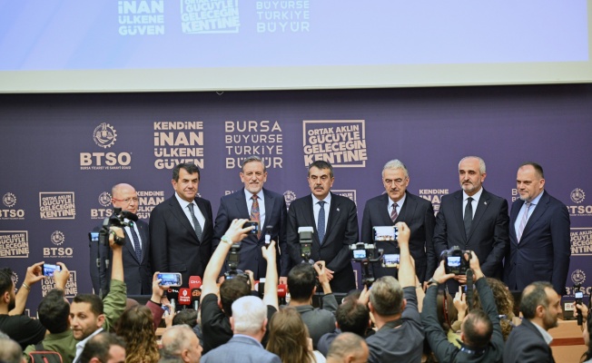 BTSO ve Milli Eğitim Bakanlığı Mesleki Eğitimde İş Birliği Protokolü İmzaladı
