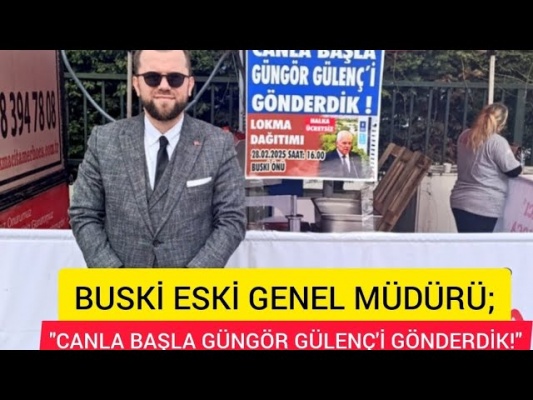 BUSKİ'DE ''CANLA BAŞLA GÜNGÖR GÜLÜNÇ'İ GÖNDERDİK'' LOKMASI DAĞITILDI