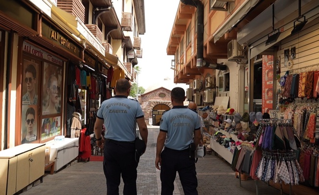 Büyükşehir Zabıtası bayramda da görev başında