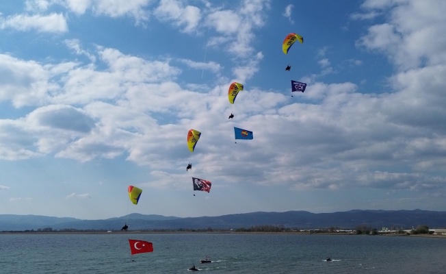İZNİK GÖLÜ ÜZERİNDE MUHTEŞEM GÖRÜNTÜLER
