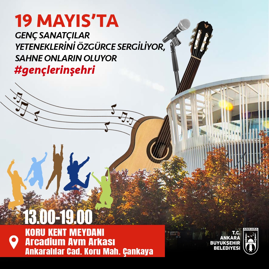 19 MAYIS'TA SAHNE GENÇLER İÇİN KURULUYOR