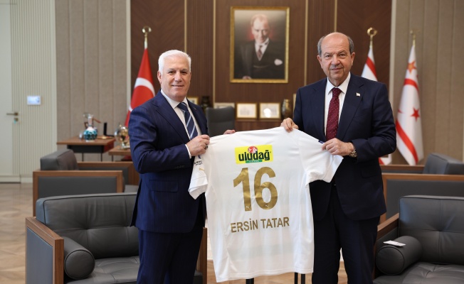Başkan Bozbey’den KKTC Cumhurbaşkanı Ersin Tatar’a ziyaret