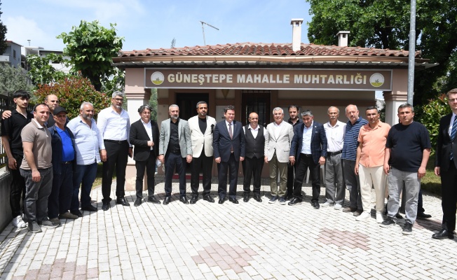 Başkan Erkan Aydın Güneştepe sakinleriyle bir araya geldi