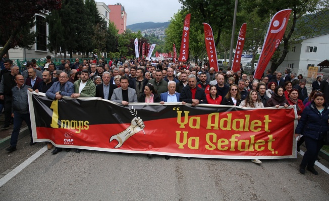 Bursa’da 1 Mayıs coşkusu