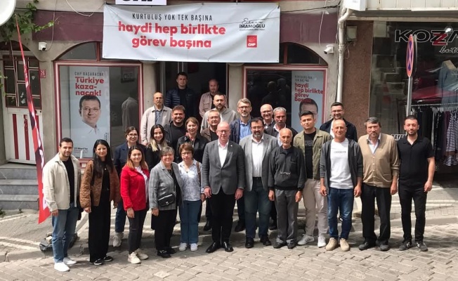 CHP Balıkesir Milletvekili Serkan Sarı'dan Bigadiç İlçe Başkanlığı’na Ziyaret