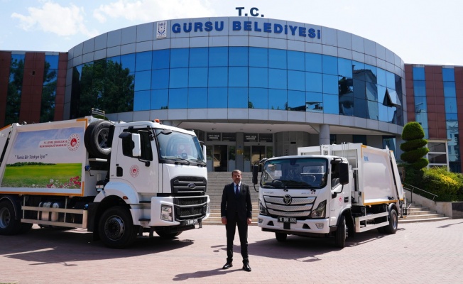 Gürsu’ya Çevre Bakanlığı’ndan Hibe Araç Desteği