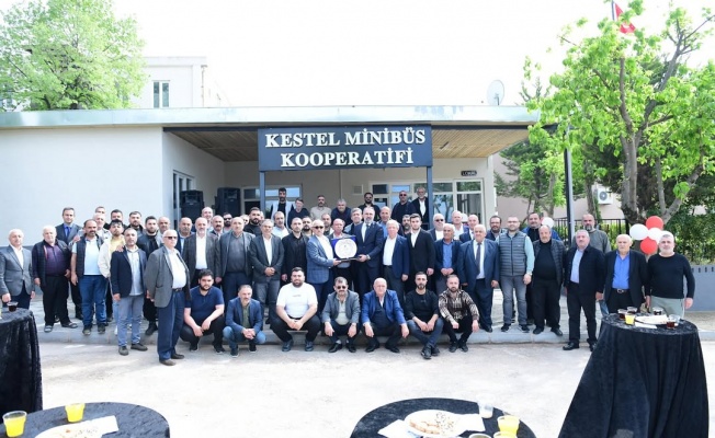 Kestel Minibüs Kooperatifi yeni yüzüyle hizmete açıldı
