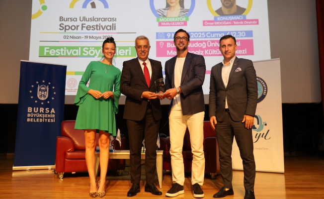 Ömer Erdoğan, Bursa Uluslararası Spor Festivali’nin konuğu oldu