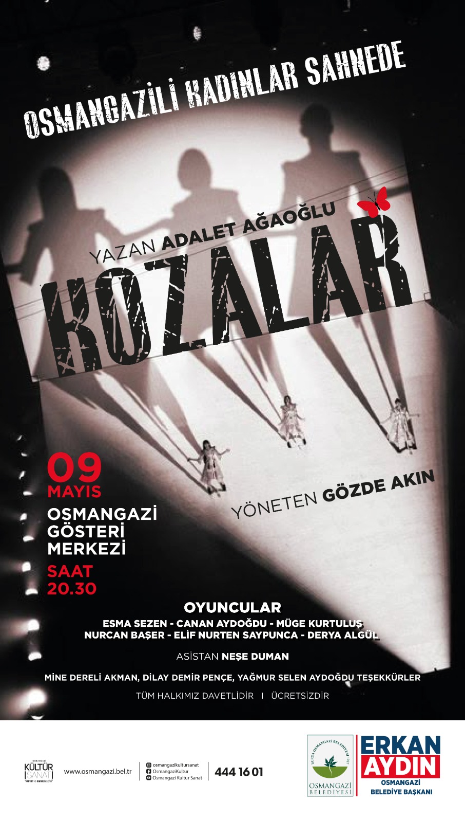 Osmangazili kadınlar tiyatro sahnesinde