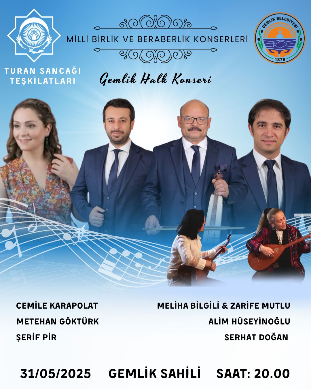 Turan Sancağı Teşkilatı'ndan Tüm Türkiye'ye Gemlik Halk Konseri Daveti!